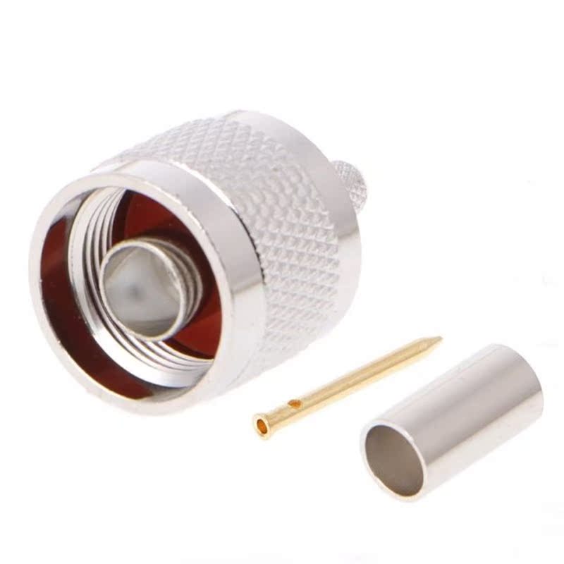 10Pcs N Male Plug Crimp RG58 RG142 LMR195 RG400 Coaxial Cabl - 图3