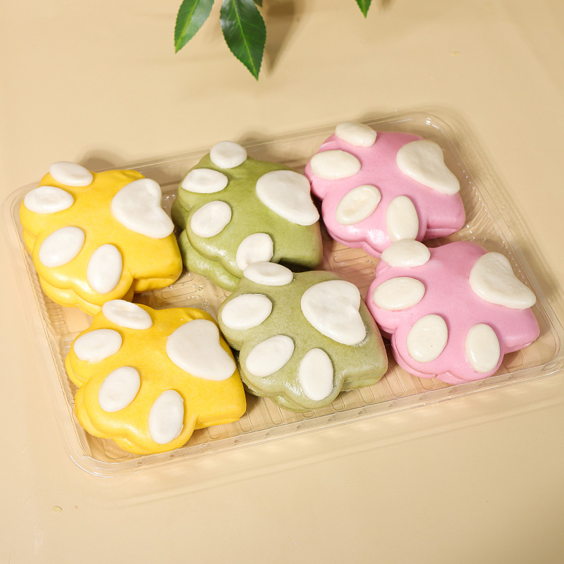 芃宝儿童学生早餐半成品荷叶饼肉夹馍饼胚熊掌包搭配婴幼儿辅食