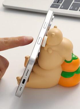 喊妈卡皮巴拉手机架摆件桌面情绪稳定送妈爸生日母亲父亲节礼物