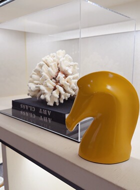 马年新摆件马头摆件实木家具桌面镇纸系列办公室书房客厅玄关装饰