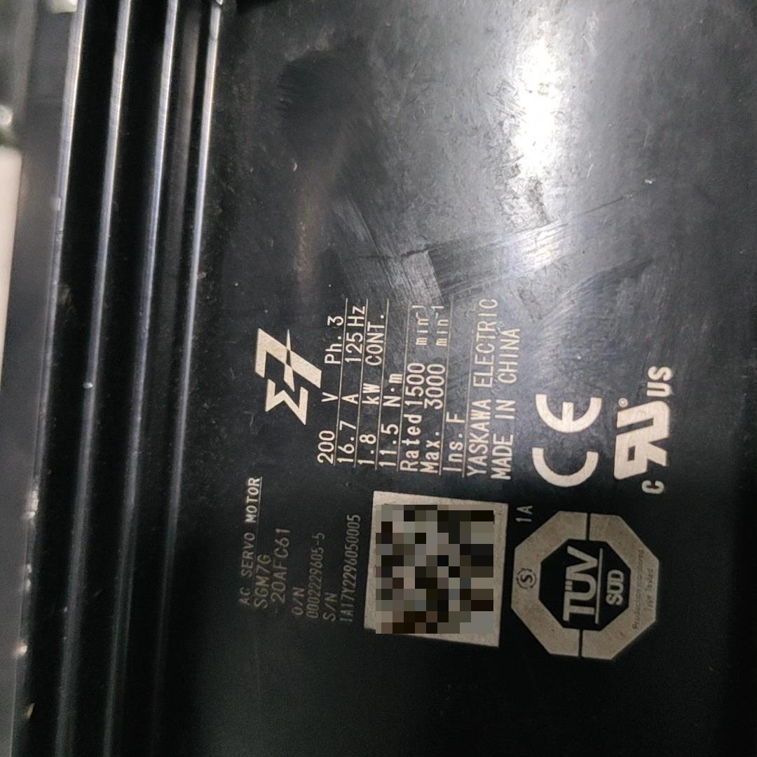 安川伺服电机SGM7G-09AFC61/SGM7G-20AF - 图0