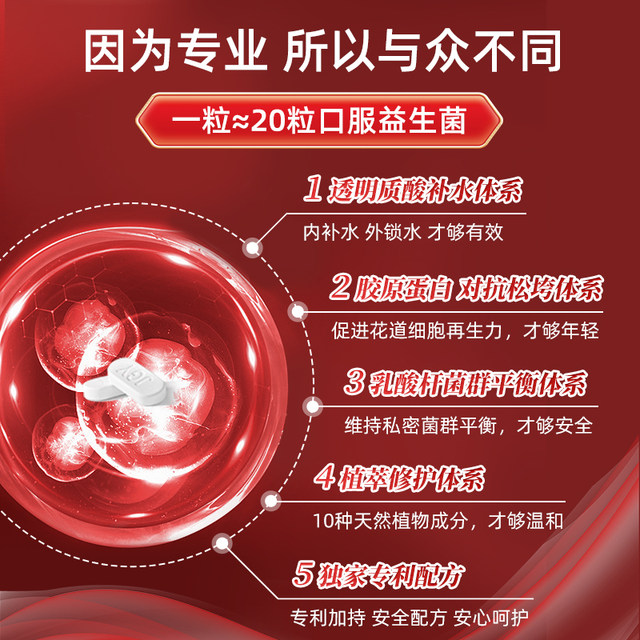 Better quality care tablets for female private parts to moisturize vaginal dryness and moisturize private parts care pills for girls