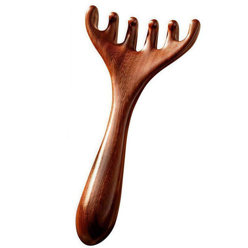 六爪鹿角头部经络梳养生头皮按摩梳子头疗淋巴全身用头部按摩器,淘宝优惠券,粉丝福利购,淘宝优惠卷