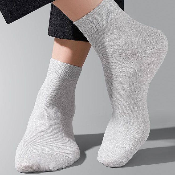 七匹狼纯棉袜子男款冬季中筒袜抑菌防臭透气脚吸汗男士长绒棉袜黑,淘宝优惠券,粉丝福利购,淘宝优惠卷