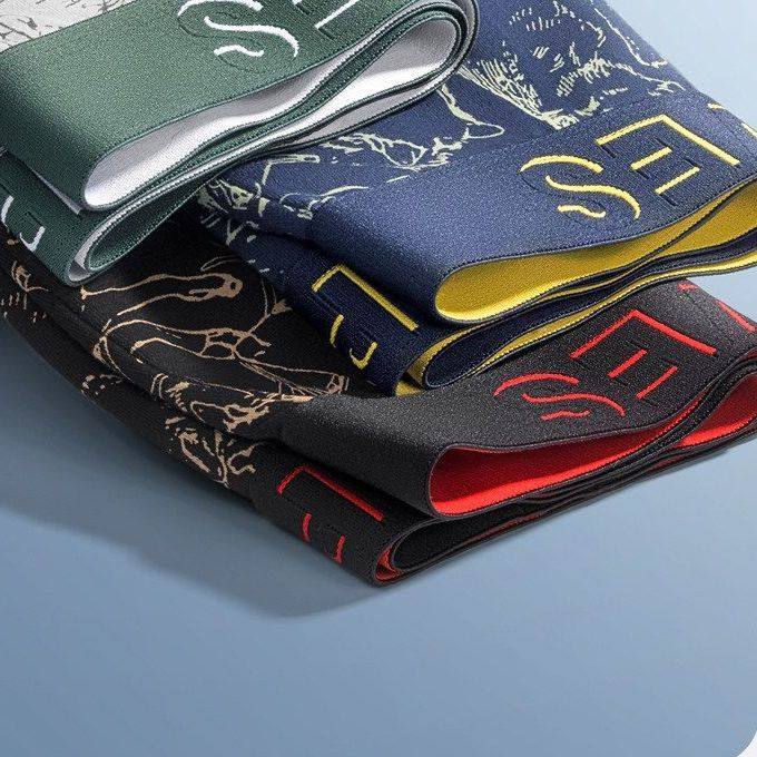 七匹狼纯棉男士内裤抗菌四角裤头26年新薄款中腰平角短裤男款礼盒,淘宝优惠券,粉丝福利购,淘宝优惠卷