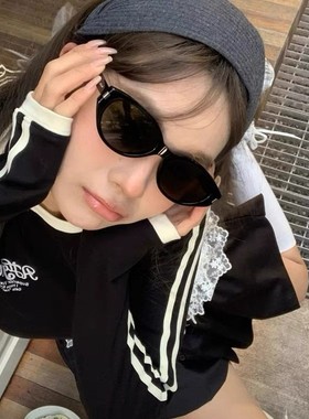明星同款高级感小框太阳镜