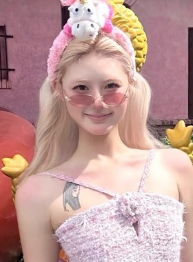 韩版高级感派对聚会Y2K街拍墨镜