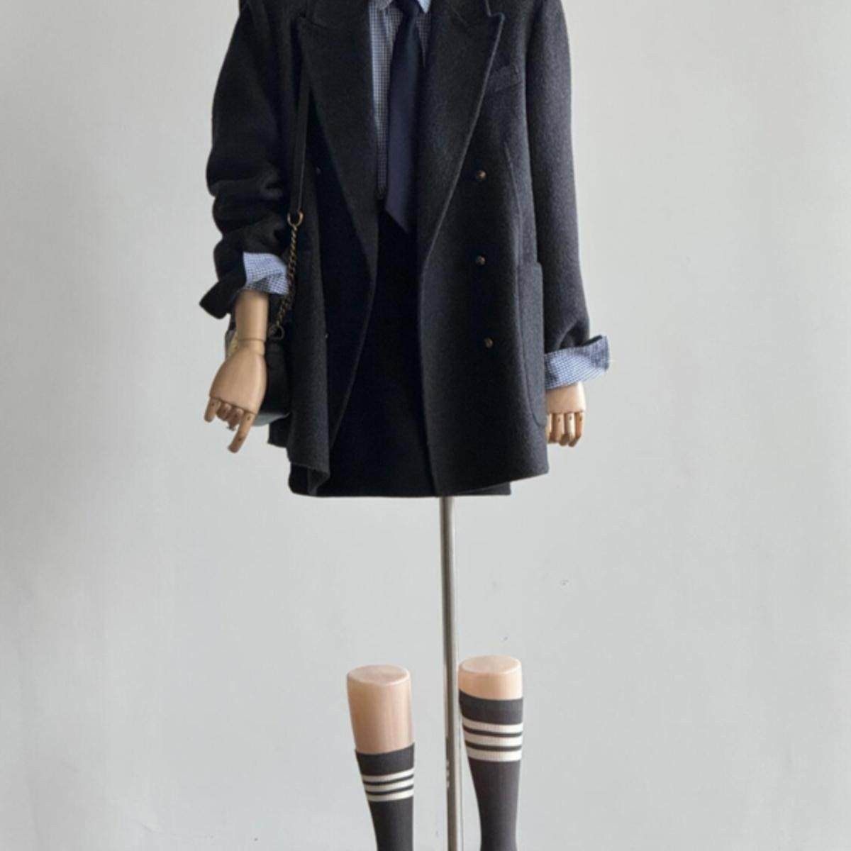 法国Rixo Rane呢子大衣 高级感毛呢外套女 四季通用翻领外套,淘宝优惠券,粉丝福利购,淘宝优惠卷