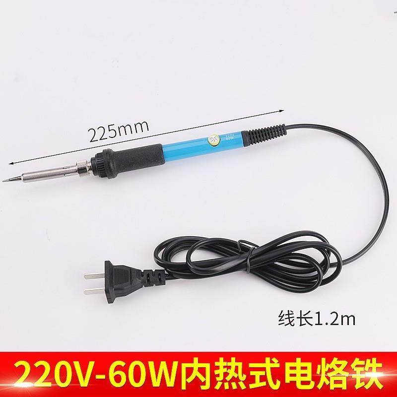 跨境直插式可调温电烙铁欧规美规中规英规110V220V60W电烙铁2件 - 图2