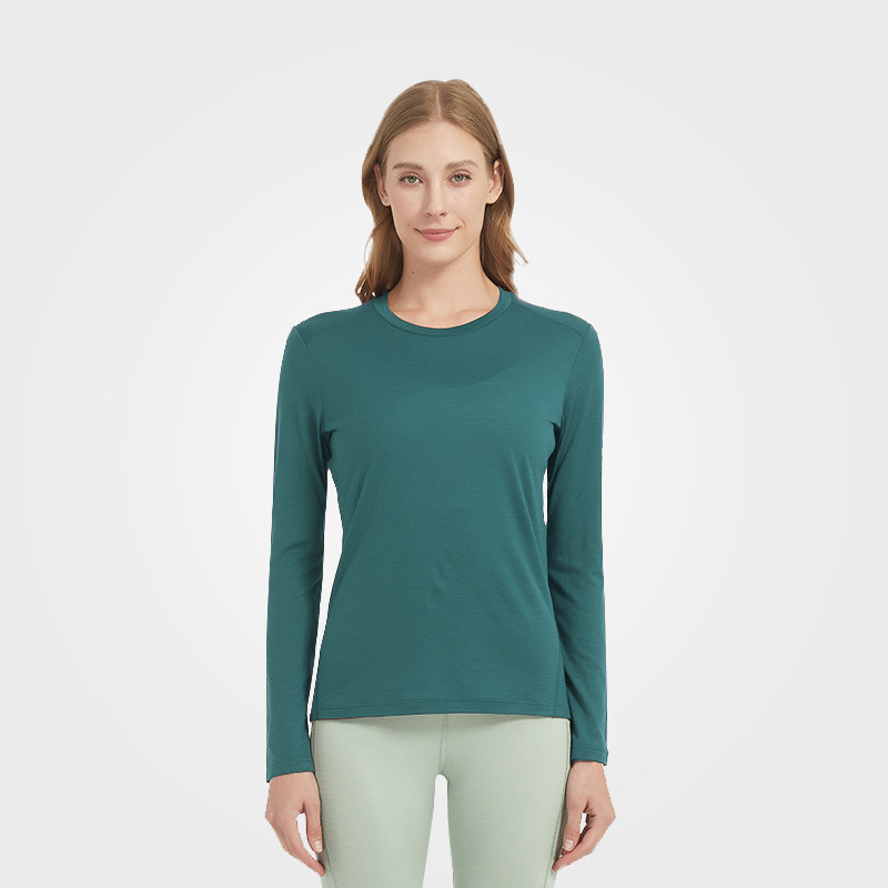 100%美利奴羊毛打底长袖T恤女 户外徒步登山美丽诺透气控温速干衣,淘宝优惠券,粉丝福利购,淘宝优惠卷
