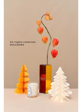 硕果富贵 灯笼果金黄发财花瓶彷真花摆件 开 业珠宝店橱窗岛台装