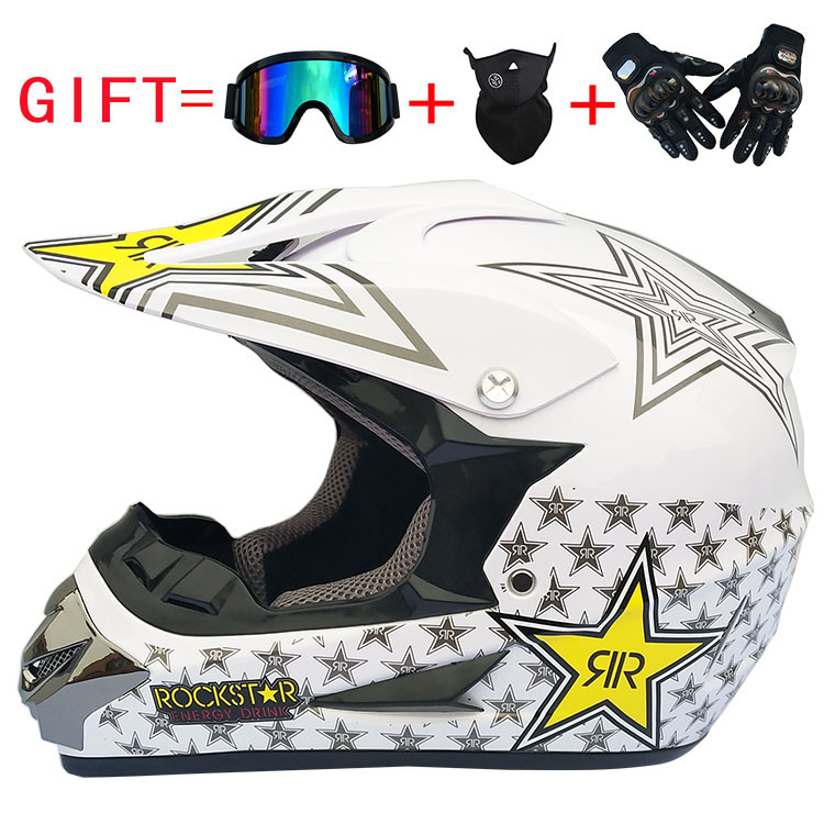 Adult Moto Motorcycle Helmet Motocross off-road头盔Capacetes - 图0