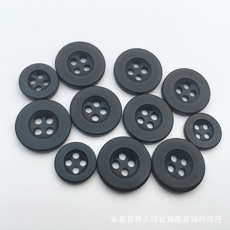 Cufflinks, shirt buttons, round, small, white buttons, clothes, jackets, men's suits, transparent inner buttons, small buttons, resin