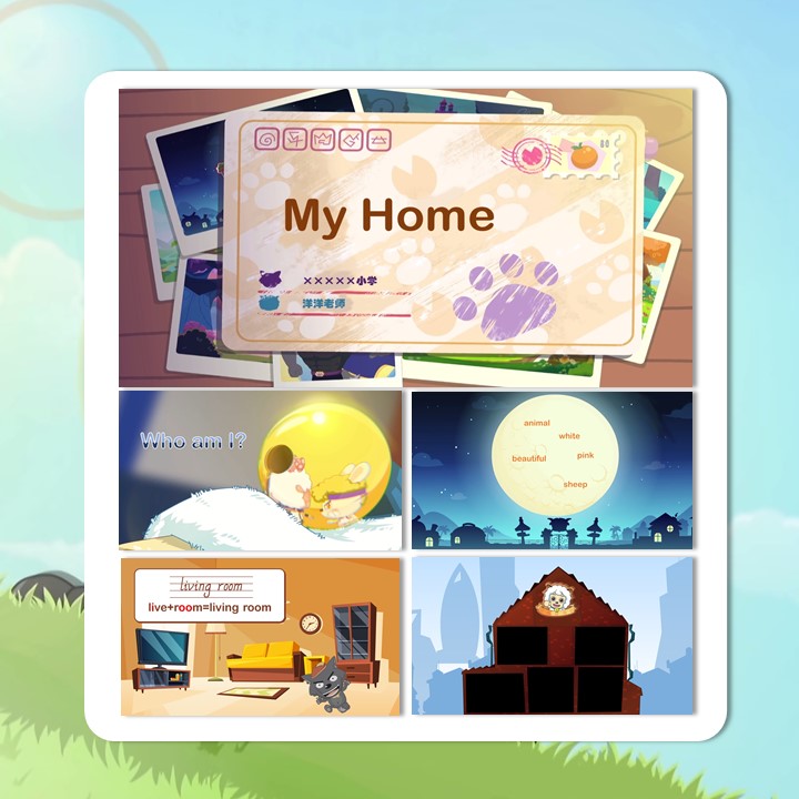 人教pep四上洋洋老师原创Unit4 My home PartA let's learn公开课-图0