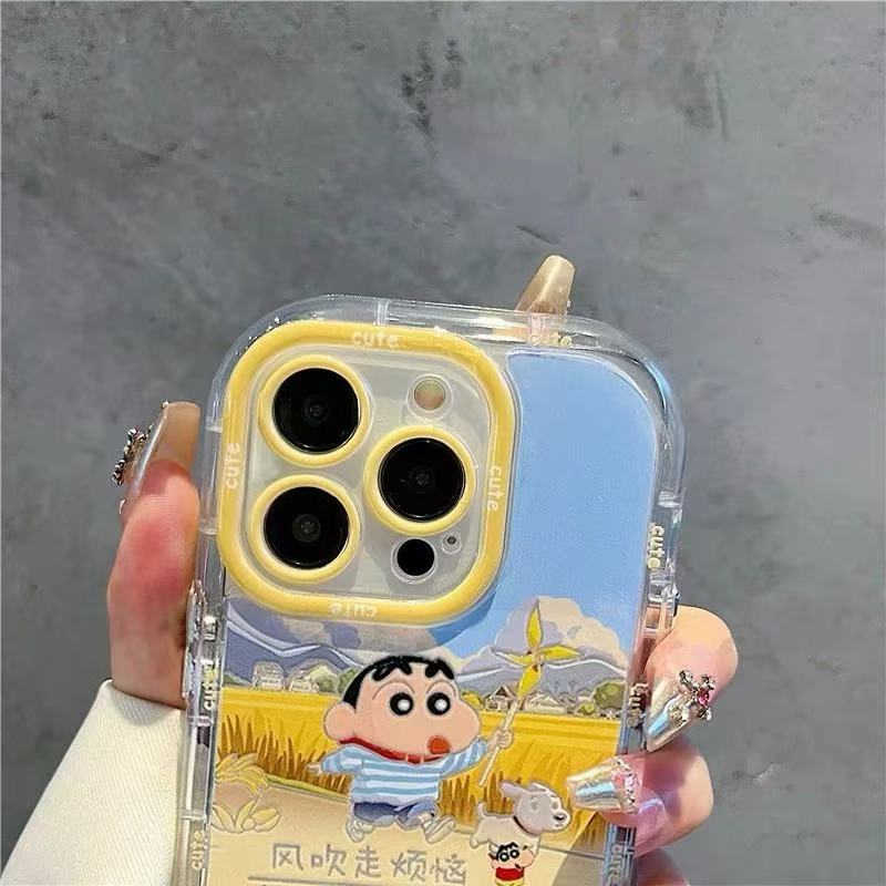 稻田可爱小新适用于vivoX300手机壳x200prox100ultra保护套S30S20S19PRO软S18e/17/16/12女X90s/80/70/60狐尾 - 图3