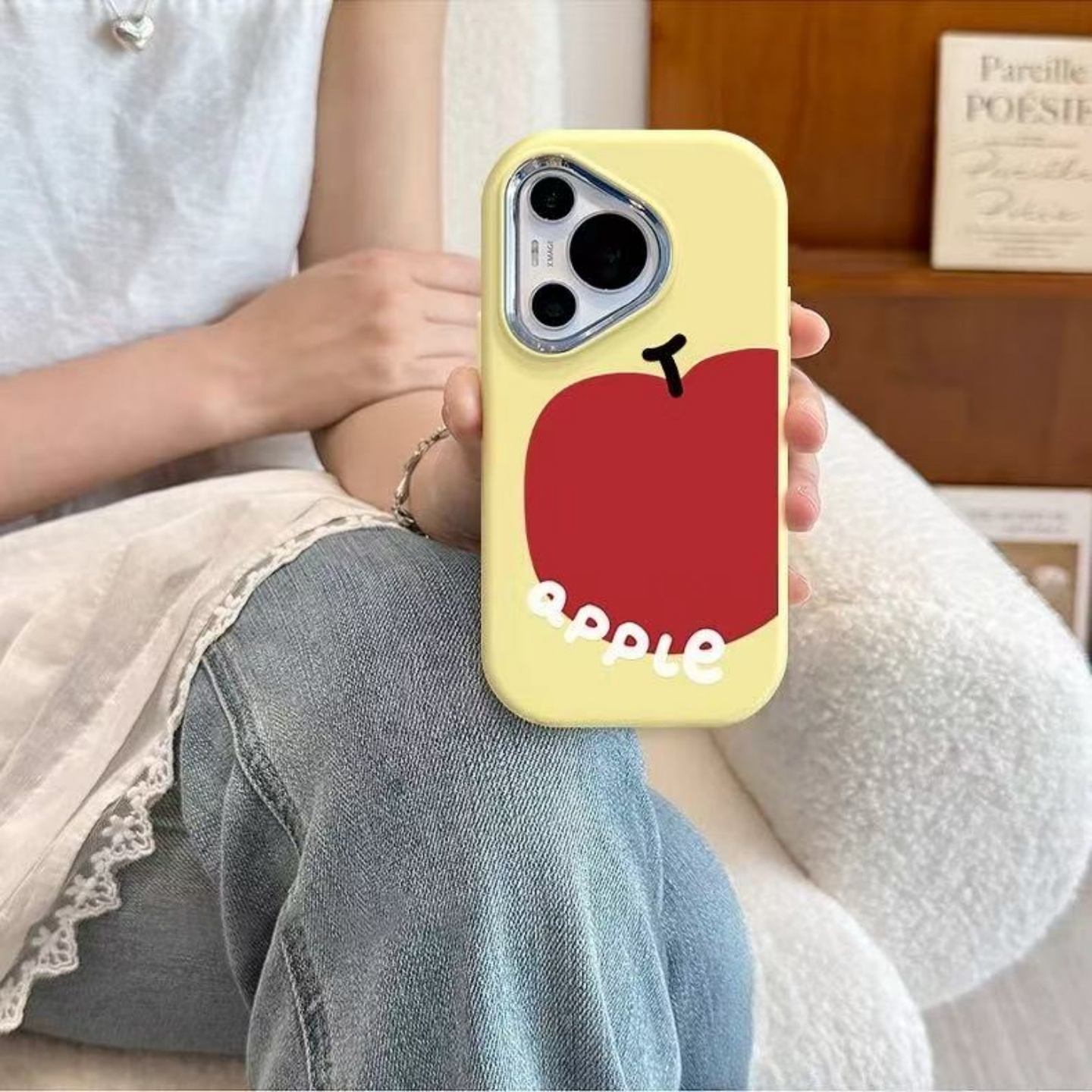 火翔英文水果适用于vivoY500手机壳Y300Ty200i/y93防摔y78+y53s小众y35m+新款y33/y31s高级T1女z5i镜框保护套 - 图0