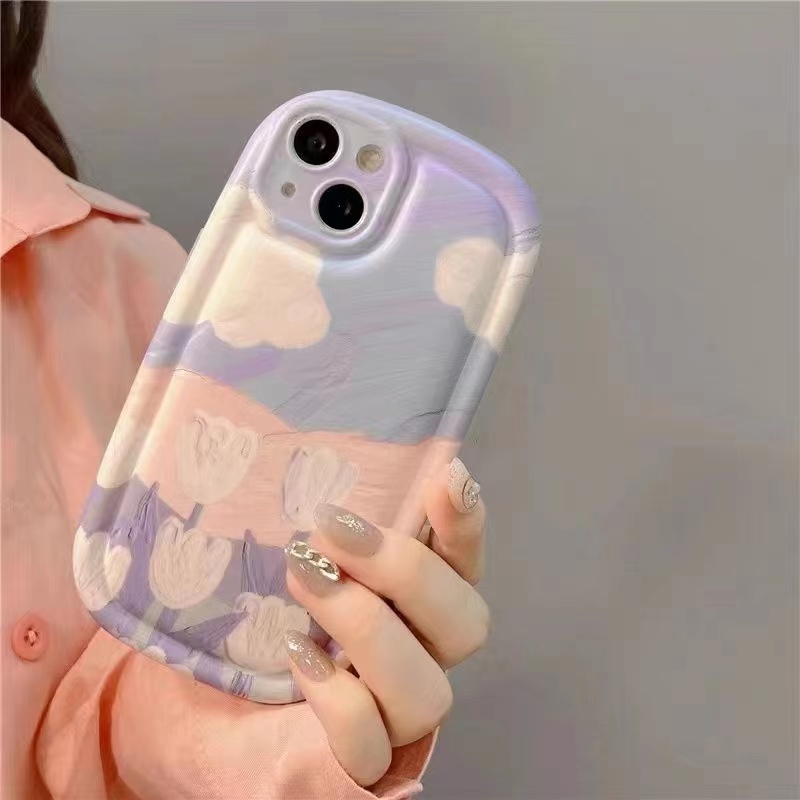 气质油画花朵适用于华为荣耀200/300/90pro/80pro手机壳70/60/50prox60/50iplay9t5女v40壳畅玩60/50plus肥皂 - 图0