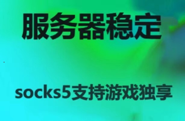 游戏socks5 http大带宽独享高服务器稳定静态 sk5独享单窗口-图0