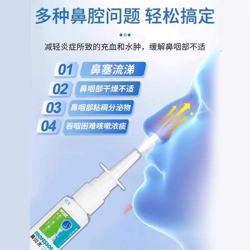 急慢性鼻咽炎专用喷剂特可搭配中药材效喉咙干燥疼痛鼻塞喷雾剂TO - 图2