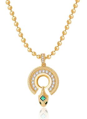 抹茶甜圈原创设计S925纯银项链