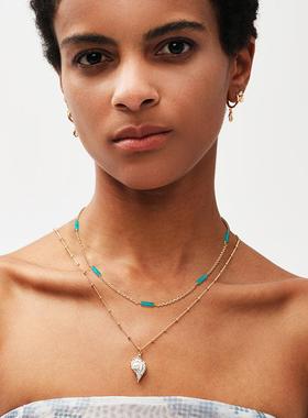 sabrina14K金绿松石项链