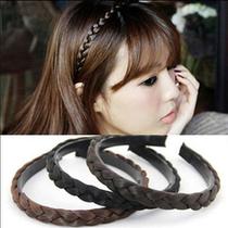 Korean Version Hemp Flower Braid Hair Hoop Lady Hair Braid Handwoven Anti-Slip Head Hoop Press Hair Liu Haifa Khafa Hair Accessories Headwear