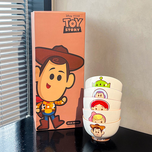 巴斯光年陶瓷饭碗家用2024新款儿童吃饭碗个人专用碗单个米饭碗 - 图2