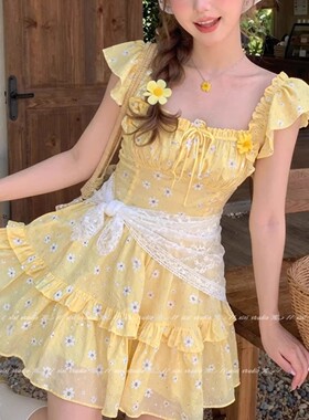 遮胯显瘦白色蕾丝屁帘甜美少女心