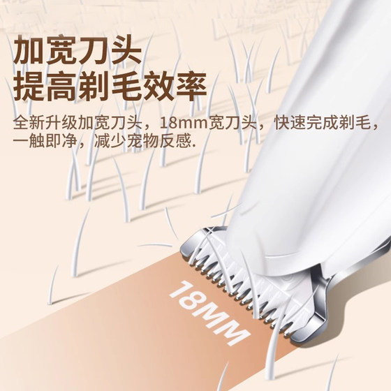 Rechargeable widened head foot shaver