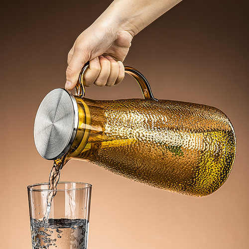 加厚亚克力冷水壶餐厅泡茶扎壶果汁柠檬水壶耐高温塑料防摔凉水壶 - 图2