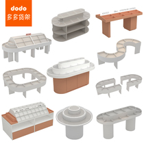 Cosmetics Small Sample Display Cabinet Beauty Makeup Store Cabinet Color Makeup Exhibition Show Water Table Acrylic Middle Island Display Table