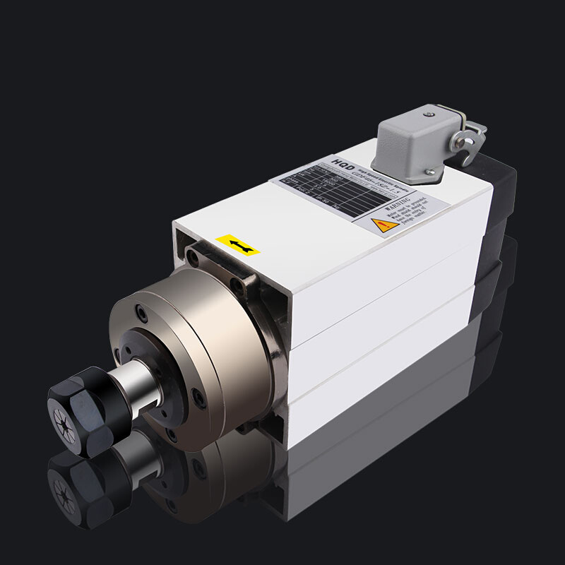 HQD翰琪前程1.5KW方形风冷主轴电机高速木工广告开料机雕刻机配件 - 图2