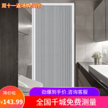 New invisible bathroom folding telescopic mobile door dry and wet separation waterproof and mildew toilet bath partition indoor door