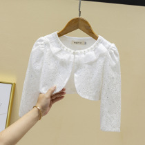 Children Shawl Slim Fit Dress Girl Little Extras Sunscreen Baby Dress Clown Summer Jacket Air Conditioning Cardiovert