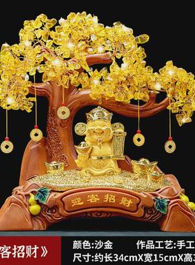 财神到彩绘摆件财神到树脂开业礼品财源广进保险公司商务工艺品