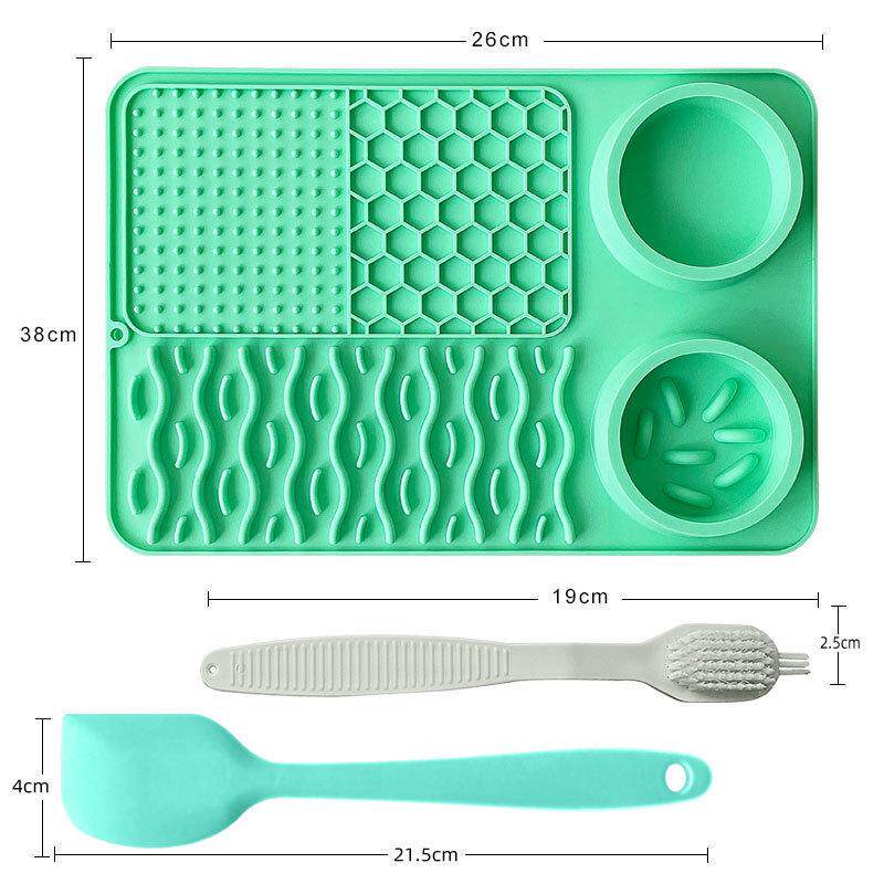 宠物多功能硅胶餐盘猫狗食具用品防滑防漏狗碗狗盆慢食碗缓食舔垫,淘宝优惠券,粉丝福利购,淘宝优惠卷