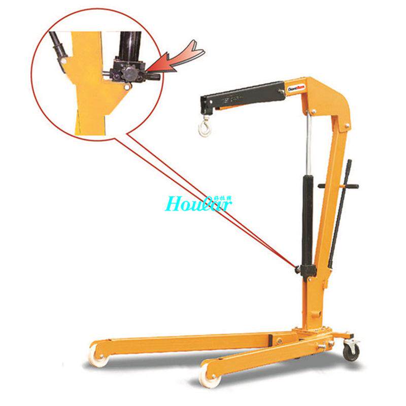 hoular吊拉欧式单臂好sc500a欧式独臂吊机移动式折叠吊钩搬运 - 图1