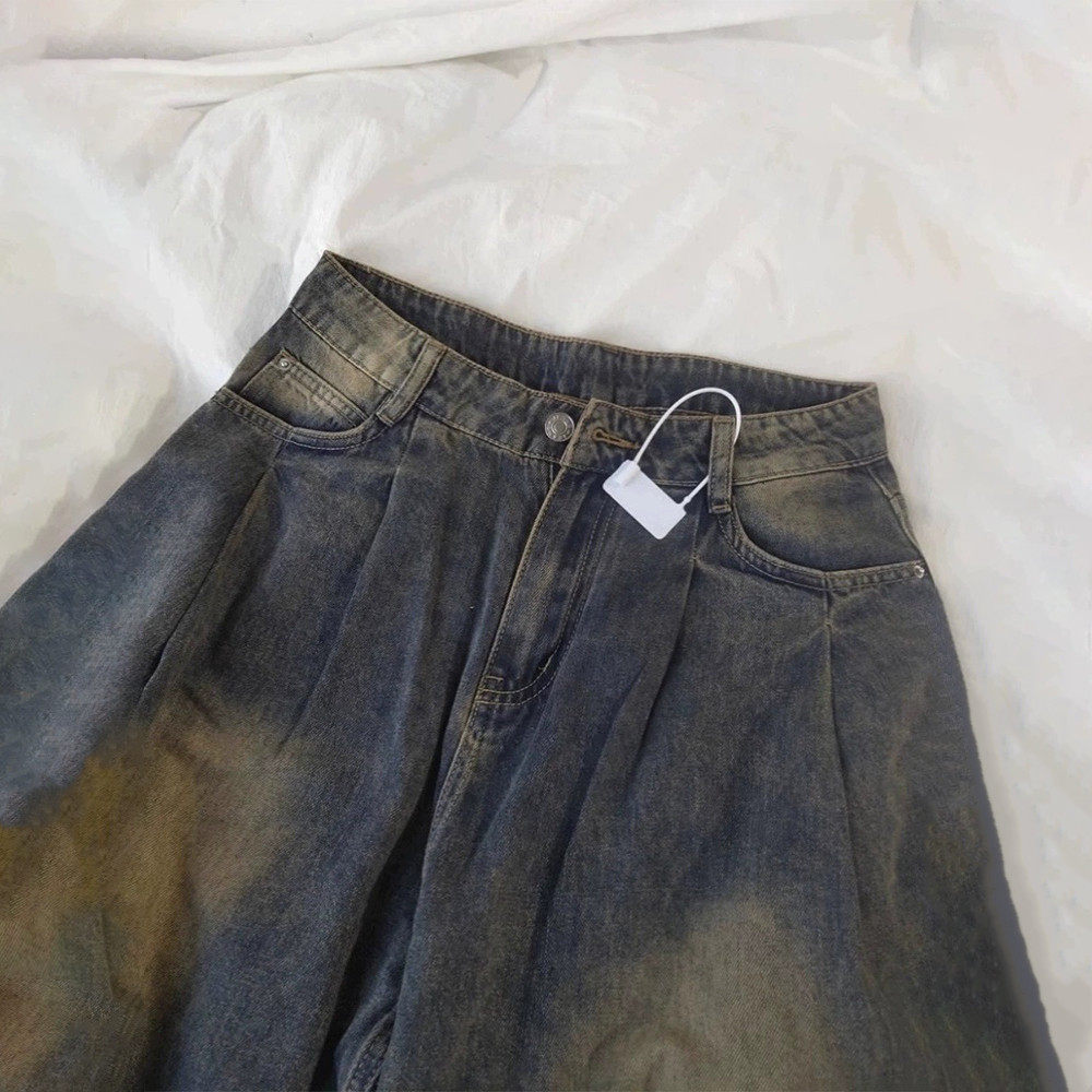 300斤大码水泥灰阔腿女胖mm梨形身材加绒直筒,淘宝优惠券,粉丝福利购,淘宝优惠卷