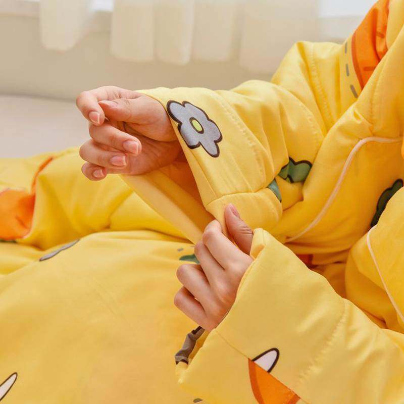 2025新款抱枕被子两用多功能懒人被午休可穿带袖子保暖防踢被车载,淘宝优惠券,粉丝福利购,淘宝优惠卷