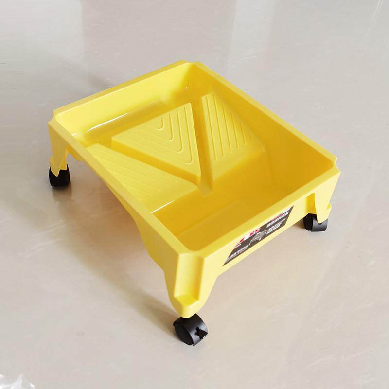 帅加深油漆托盘10寸宁轮滑360度转动可拖拉移动刷墙工具涂料容器,淘宝优惠券,粉丝福利购,淘宝优惠卷