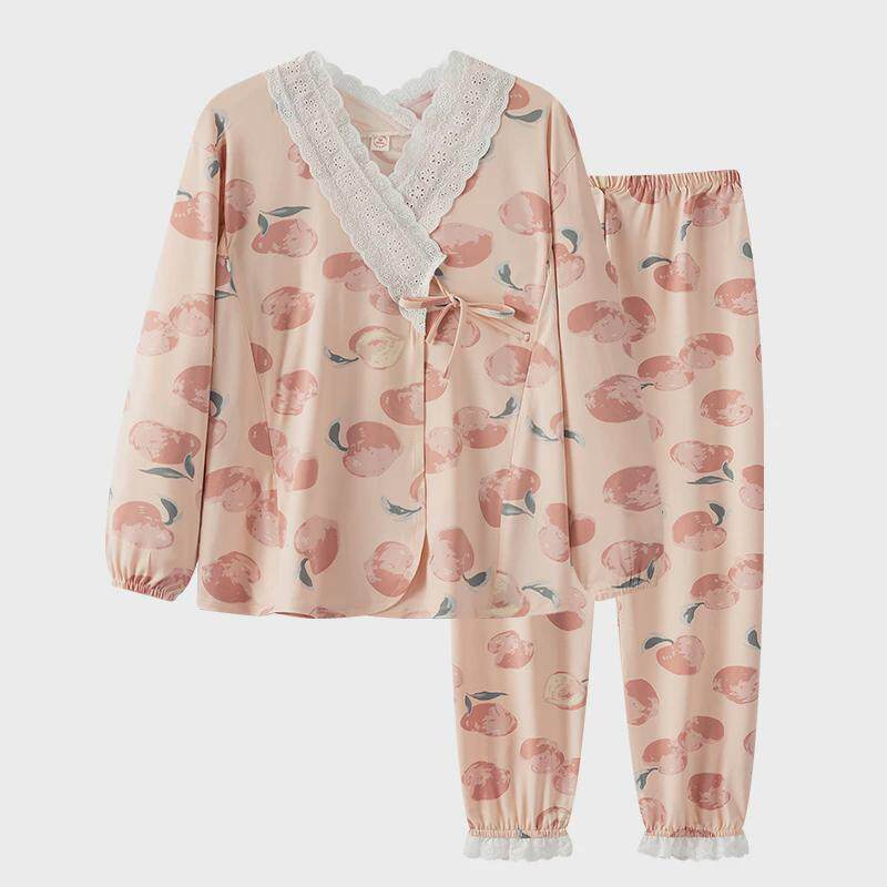 孕妇睡衣春秋纯棉月子服夏季薄款产后哺乳产妇喂奶8月份9秋冬坐月,淘宝优惠券,粉丝福利购,淘宝优惠卷