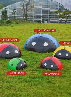 仿真瓢虫玻璃钢雕塑户外园林景观小品动物花园装饰庭院落地摆件