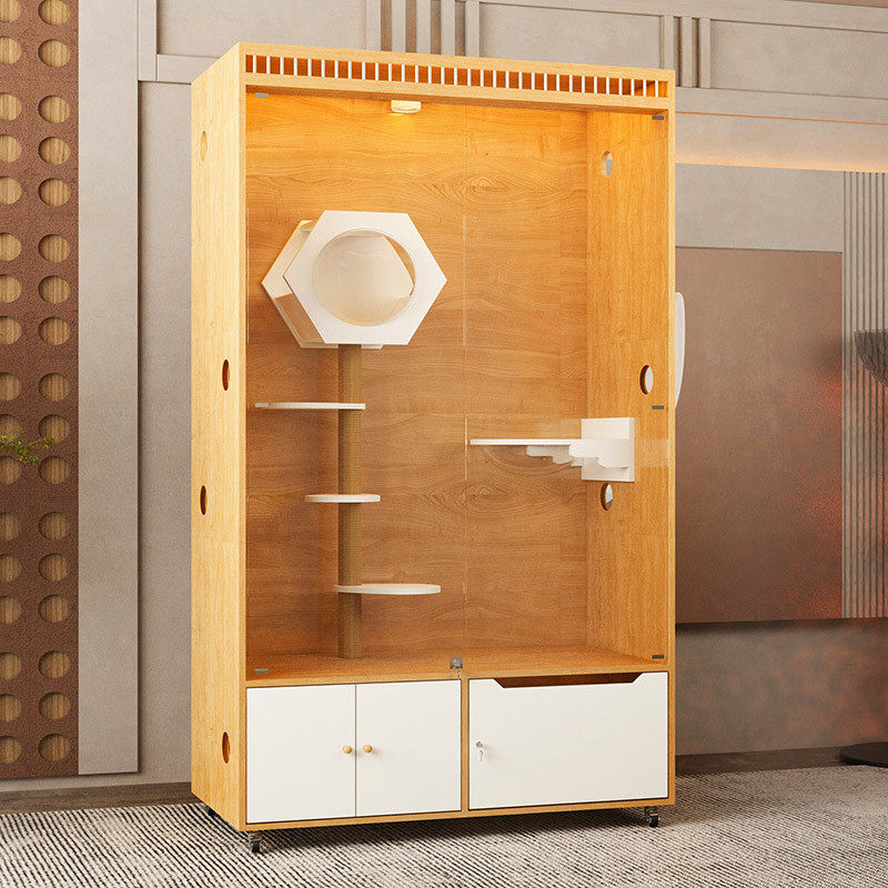 实木猫别墅笼子宫殿宠物店展示柜子猫窝家用猫屋豪华双层三层防水,淘宝优惠券,粉丝福利购,淘宝优惠卷