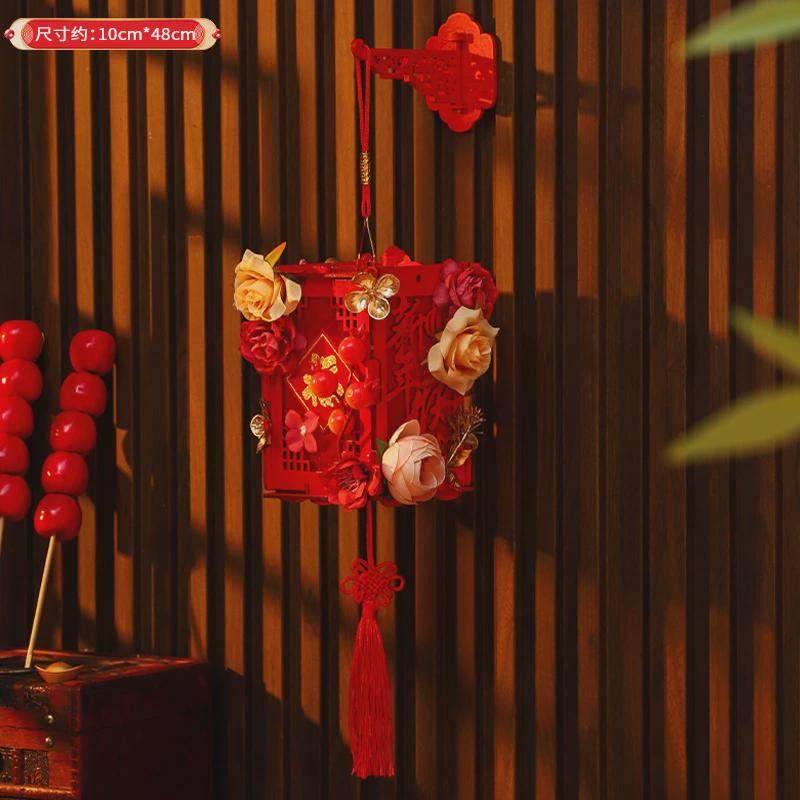 新年春节手提古风灯笼新款儿童diy材料过年花灯喜庆氛围场景布置,淘宝优惠券,粉丝福利购,淘宝优惠卷