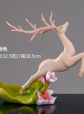 批发美式麋鹿酒架客厅欧式酒柜装饰品摆件玄关餐厅红酒置物架摆设