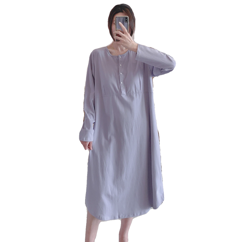 大码200斤免穿文胸孕妇哺乳睡裙春秋月子服纯棉产后待产喂奶裙产,淘宝优惠券,粉丝福利购,淘宝优惠卷