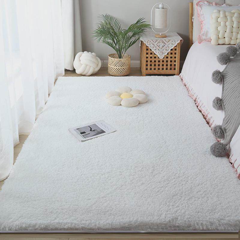 加厚毛绒床边地毯卧室冬天少女网红房间布置家用主卧床前毛毯地垫,淘宝优惠券,粉丝福利购,淘宝优惠卷