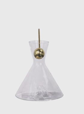 现代简约欧式水晶银色摆件酒具酒杯玻璃样板房软装饰品