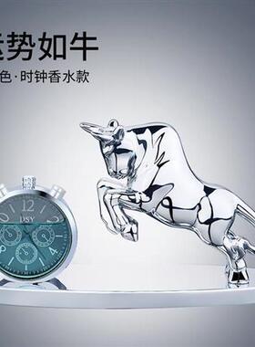 gaodang装饰品牛转乾坤创意车载汽车摆件牛合金摆件马