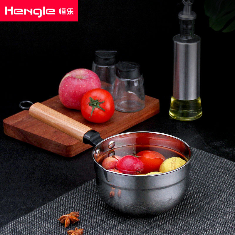 304不锈钢水勺厨房木柄水瓢长柄舀水勺子家用水杓加厚大号水舀子,淘宝优惠券,粉丝福利购,淘宝优惠卷